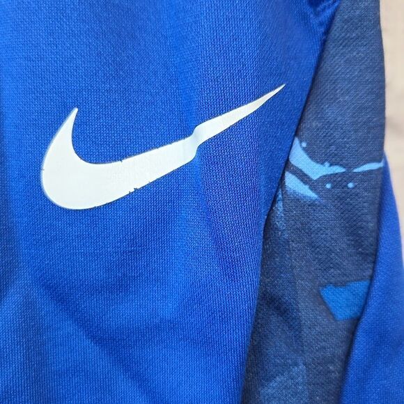 Nike Little Boys 4/XS Blue Sweatpants Athletic Fleece Pants Dri-Fit Pull-On - Picture 5 of 9